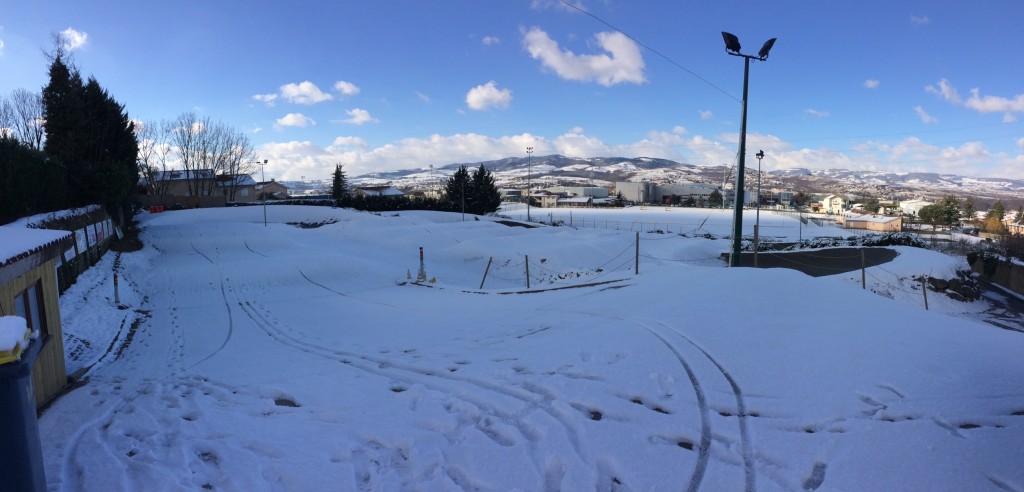 Piste enneigée